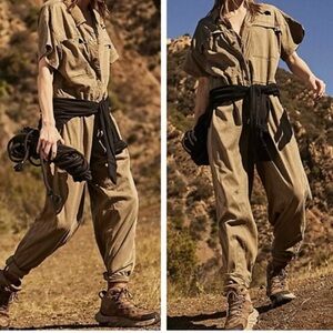 Free People Movement Olive Jumpsuit